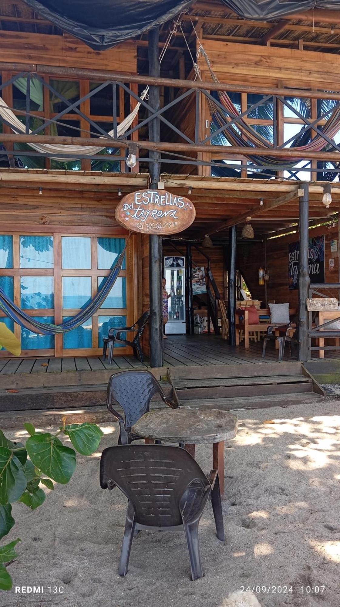 Hostal Estrellas Del Tayrona Playa Mendihuaca Guachaca エクステリア 写真